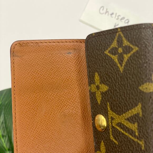 Louis Vuitton 4 Key Holder Ring Chain Monogram Canvas Wallet SLG Keychain - Picture 11 of 15